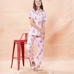 Pink Printed Pure Cotton Co-Ord Sets